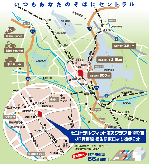 セントラルフィットネスクラブ福生