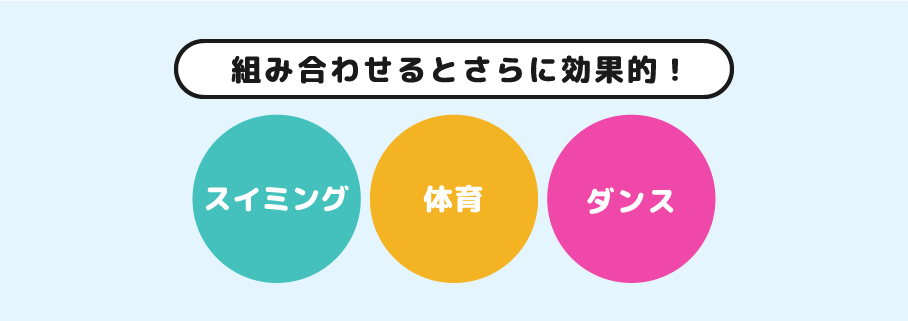 組み合わせるとさらに効果的！