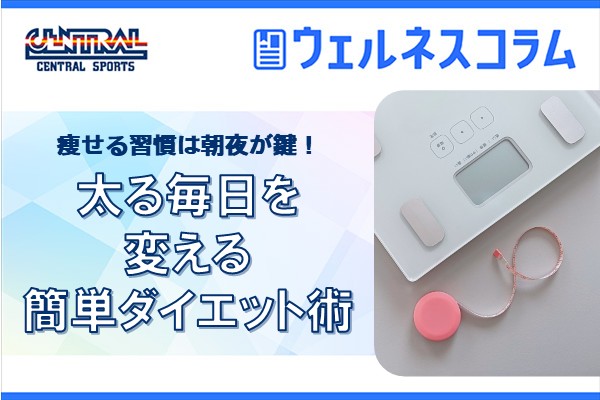 痩せる習慣は朝夜が鍵！太る毎日を変える簡単ダイエット術