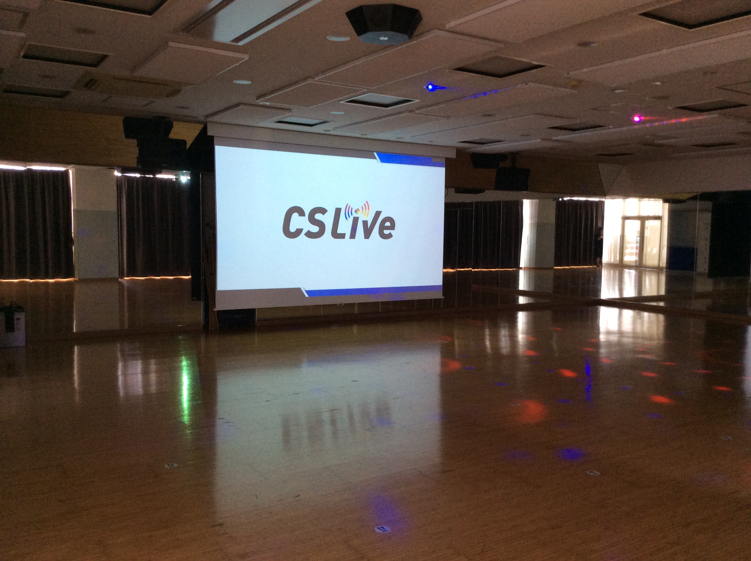 【CSLive】第２スタジオにて実施。トップインストラクターによる映像レッスン♪