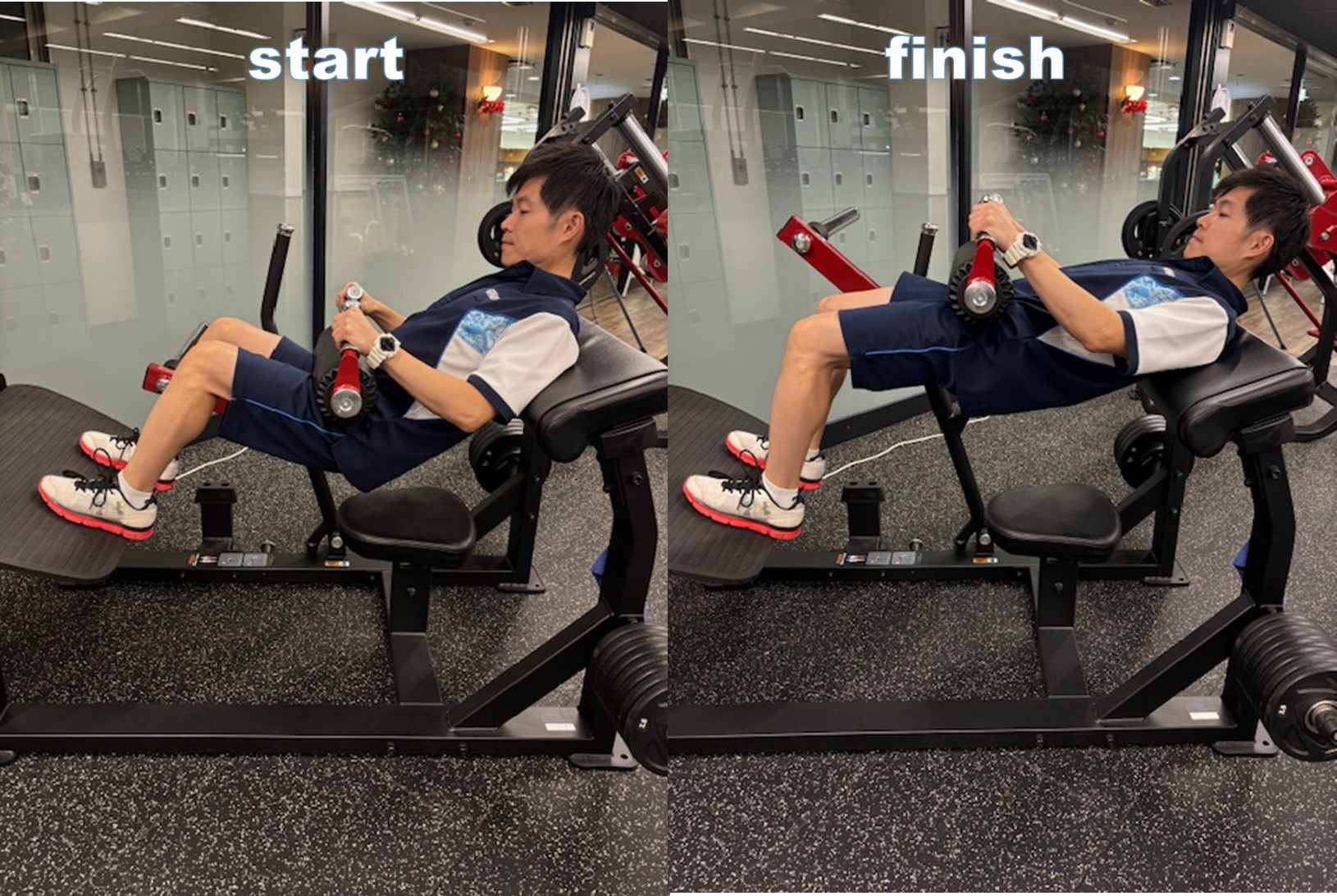 [Hip Thrust] This machine is effective for lifting your hips.