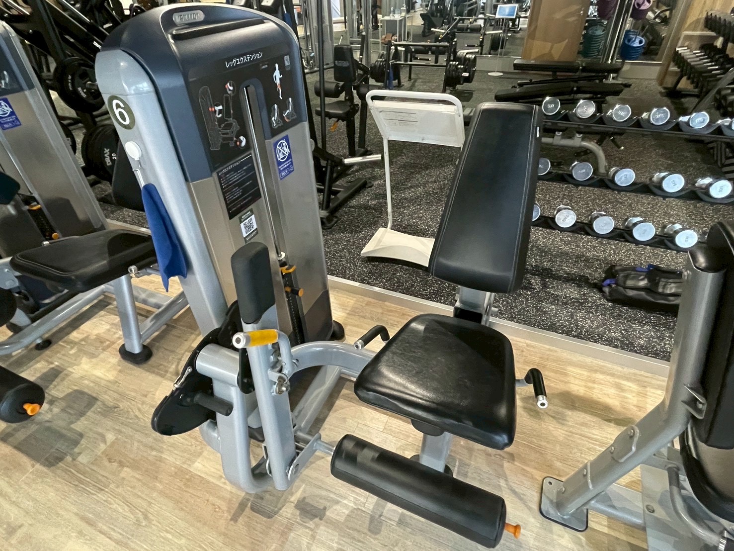 マシンジムエリア【マシン紹介】レッグエクステンション