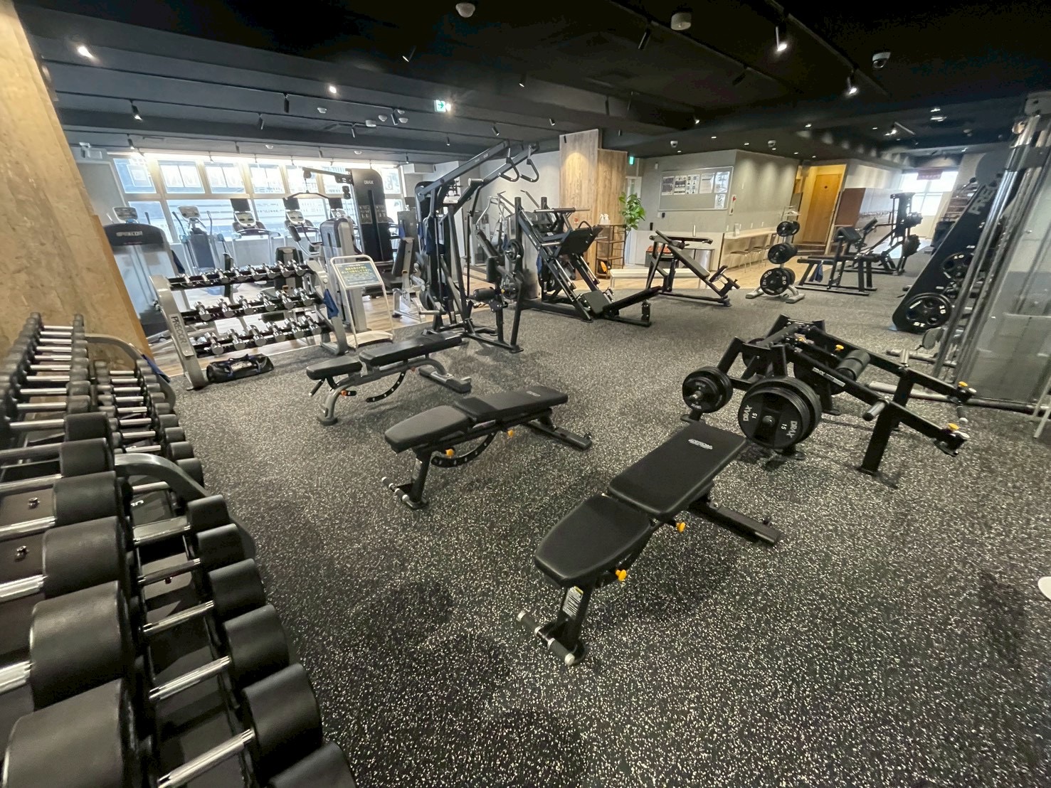 フリーウエイトエリア③ 広々ダンベルエリア