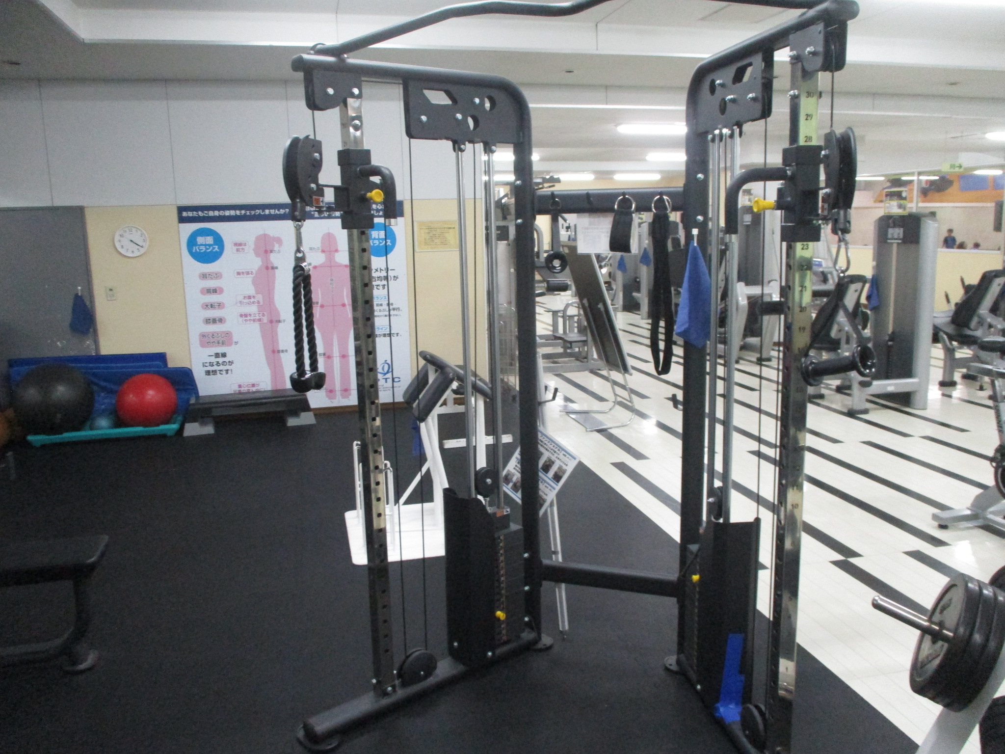 フリーウェイトエリア⑤【ケーブルマシン】