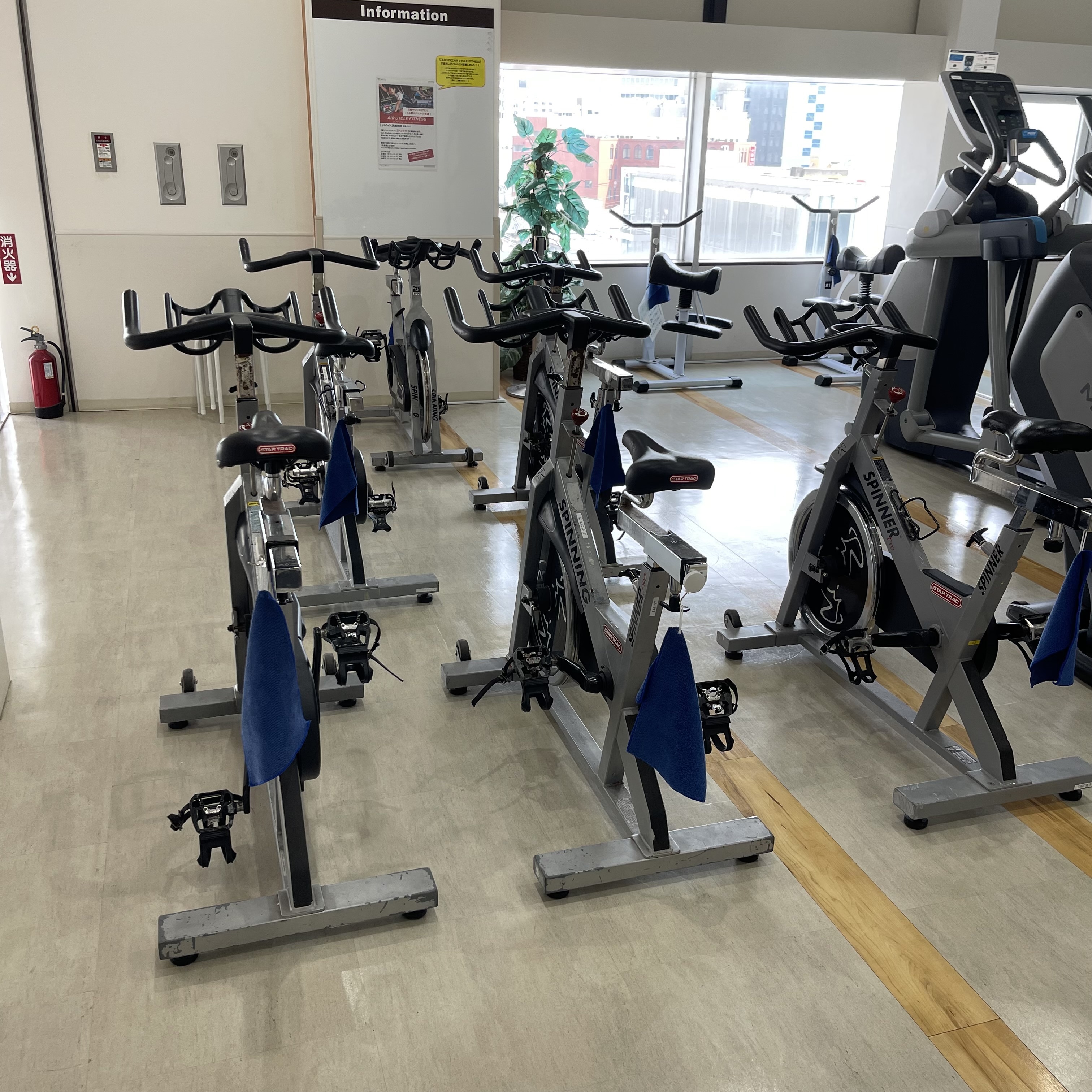 ＜5Fフィットネスエリア＞ジムスモバイク実施中！