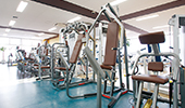◎Gym area [Equipped with popular inner muscle training and a wide variety of machines]