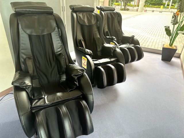 マッサージ機（３台）無料利用可
