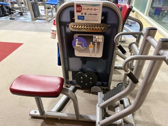 マシンジム⑭（シーテッドロー）※初心者向け