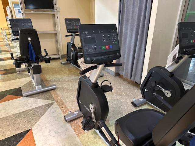 マシンジム（リカンベントバイク）※4台設置