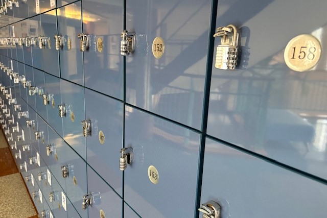 契約ロッカーエリア