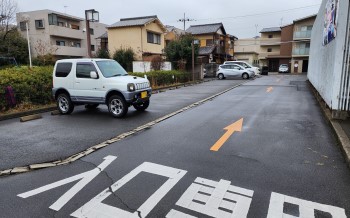 無料駐車場①