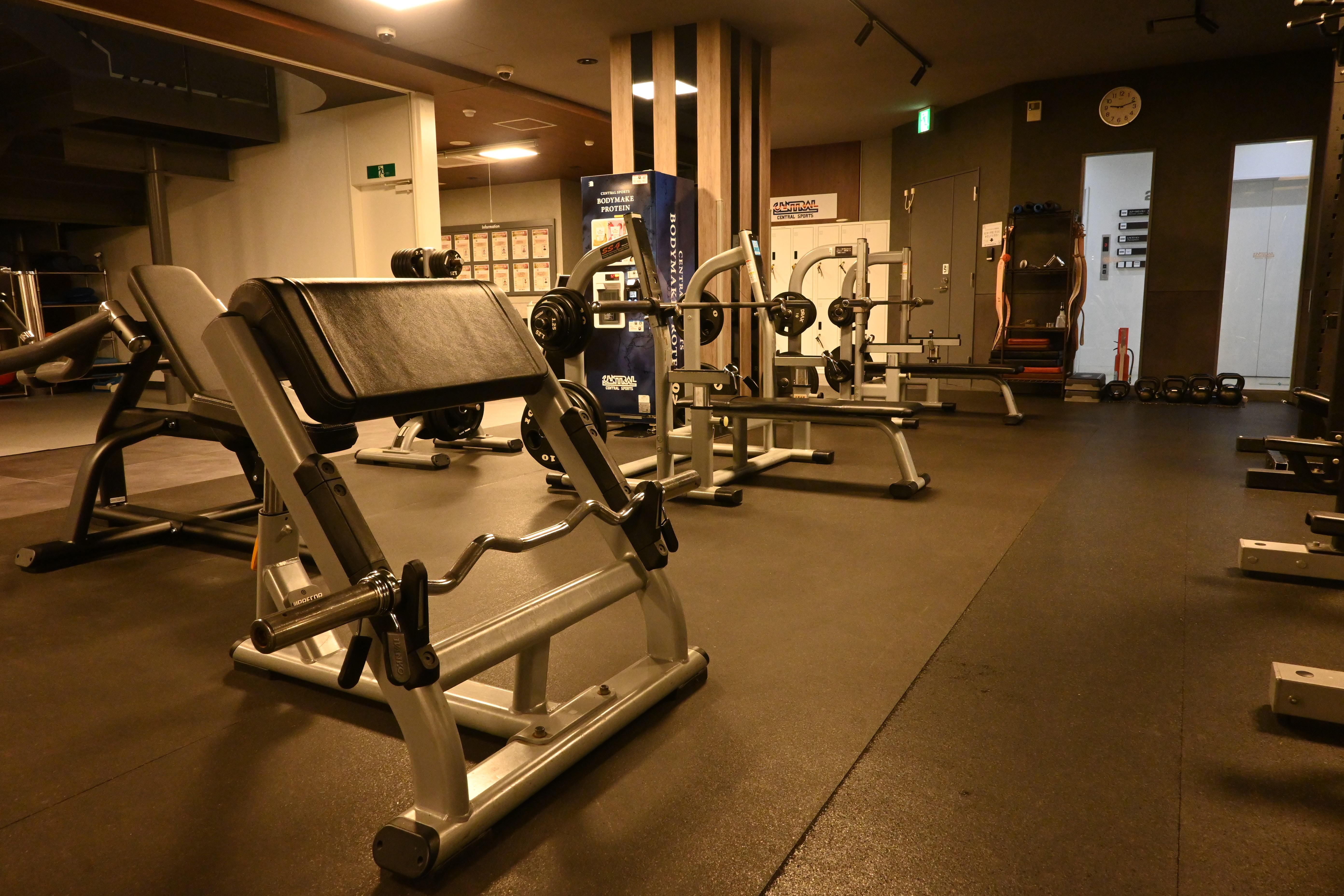 フリーウエイトエリア