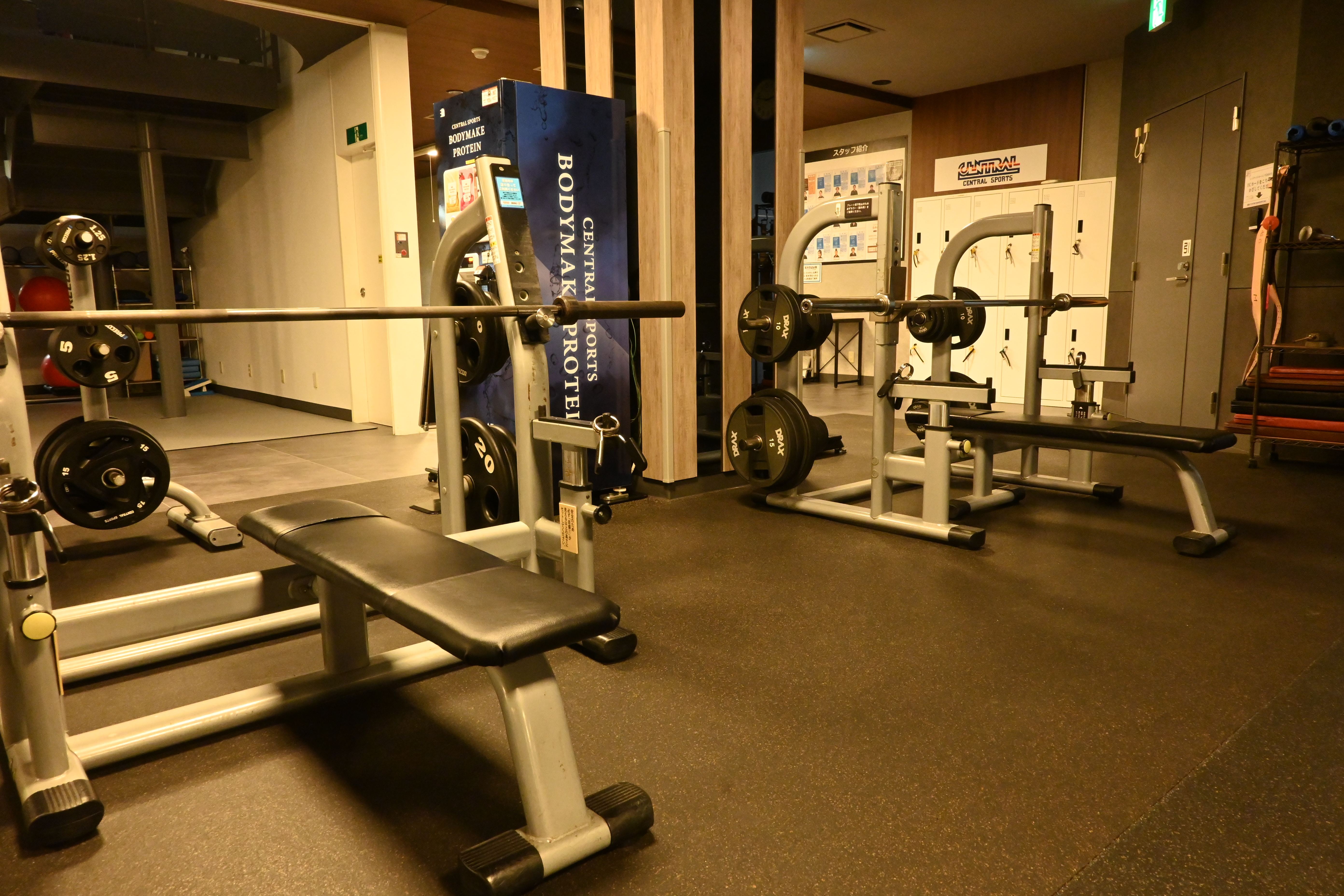 フリーウエイトエリア