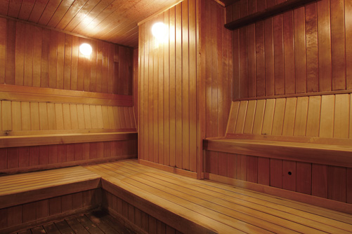 【サウナ】男性、女性共にサウナ室を完備。気持ちよく汗がかけます。