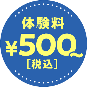 体験料500円
