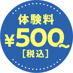 体験料500円