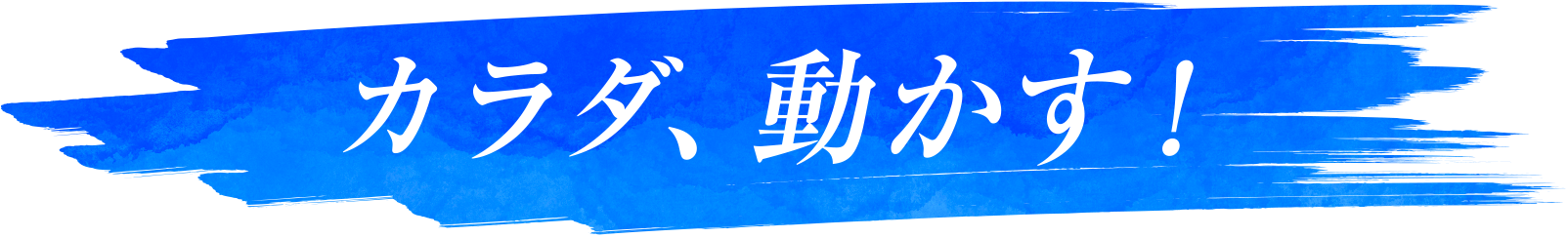 カラダ、動かす