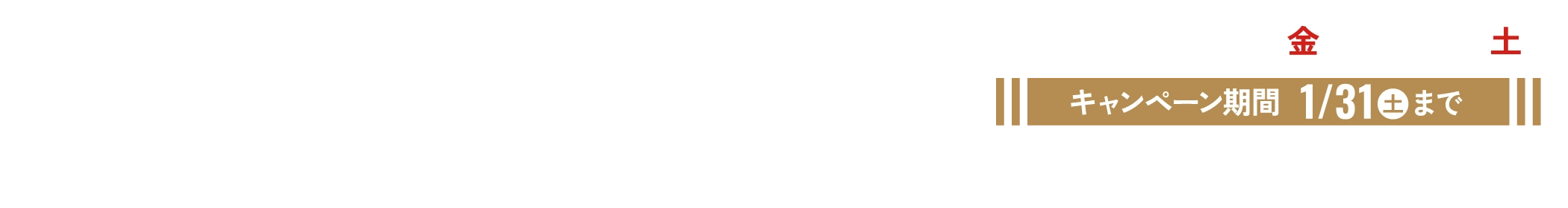 ニューイヤーキャンペーン2026