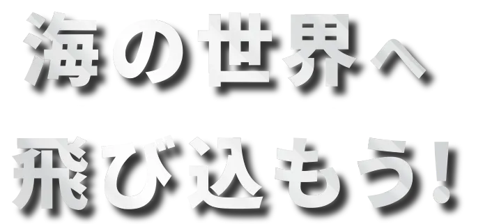 海の世界へ飛び込もう!