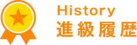 History 進級履歴