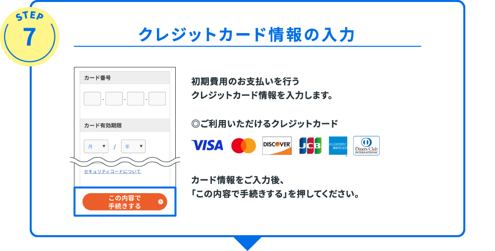 Credit Card Information Entry